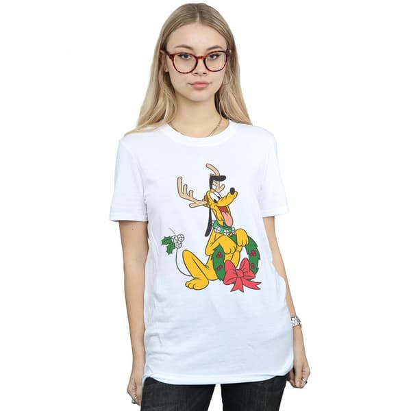 Disney Dam/Dam Pluto Julren Bomull Boyfriend White L