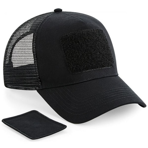 Beechfield Unisex Truckerkeps för vuxna, One Size, Svart Black One Size