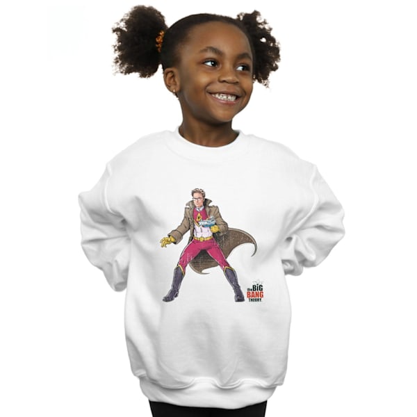 The Big Bang Theory Girls Leonard Superhero Sweatshirt 12-13 år White 12-13 Years