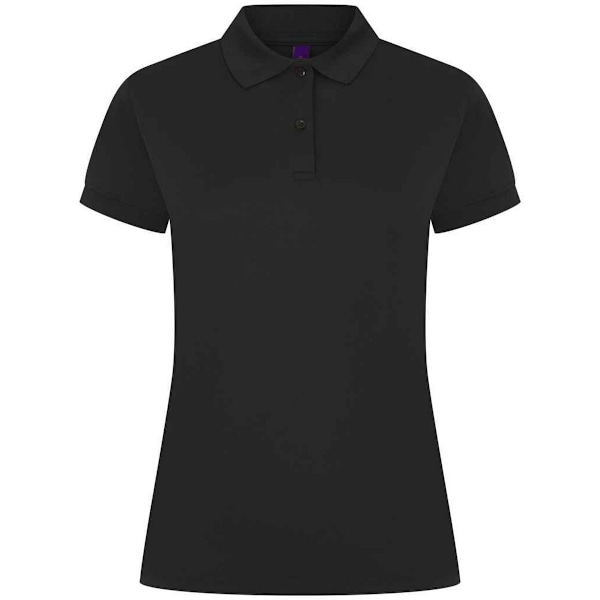 Henbury Dam/Dam Pique Poloskjorta L Svart Black L