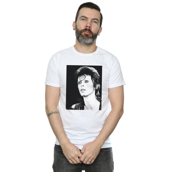 David Bowie Herr Ziggy Looking T-Shirt L Vit White L