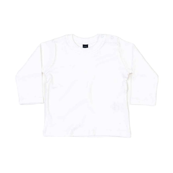 Babybugz Baby Långärmad T-shirt 6-12 Månader Vit White 6-12 Months