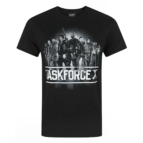 Suicide Squad Officiell Herr Task Force X T-shirt L Svart Black L