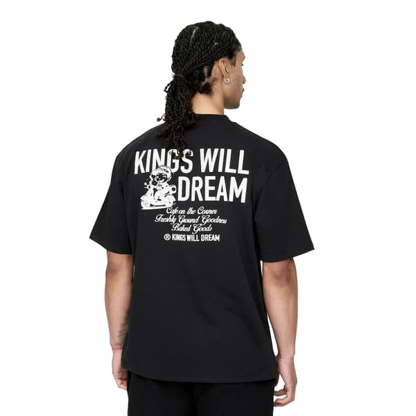 Kings Will Dream Herr Studio Cafe Boy T-Shirt M Svart Black M