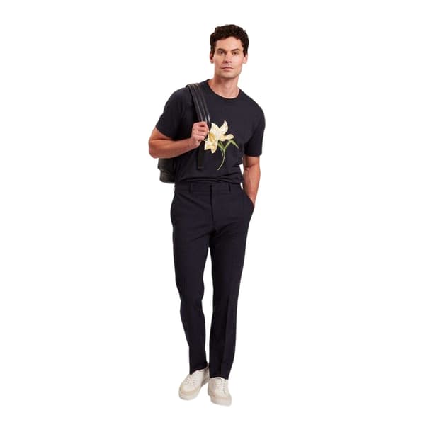 Ted Baker Herr Blom Rundhalsad Normal T-shirt S Marinblå Navy S