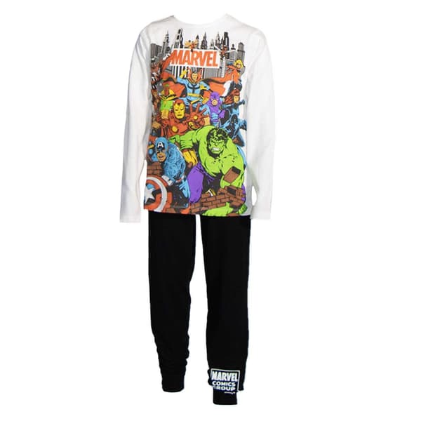 Marvel Avengers Barn/Barn Superhjälte Under Utbildning Lång Pyjamas Multicoloured 7-8 Years