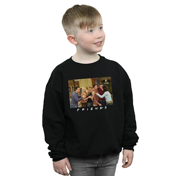 Friends Boys Group Photo Apartment Sweatshirt 7-8 År Svart Black 7-8 Years