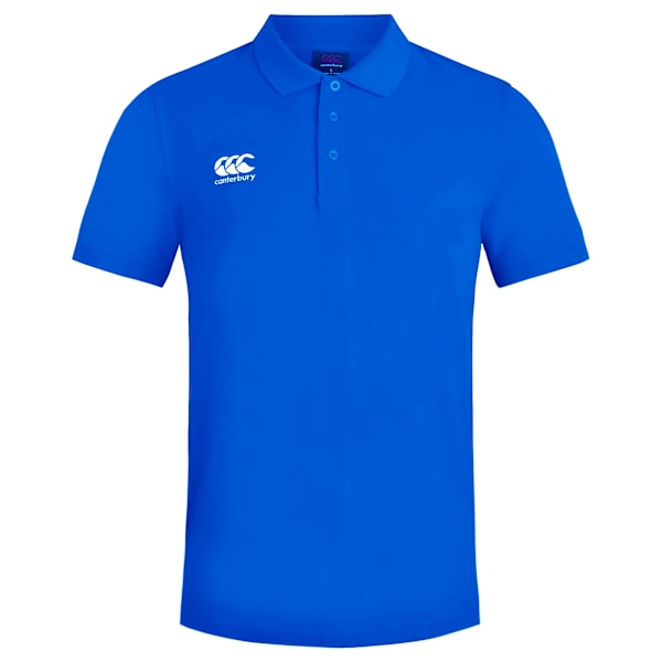 Canterbury Mens Waimak Kortärmad Pique Poloshirt XXL Royal Royal XXL