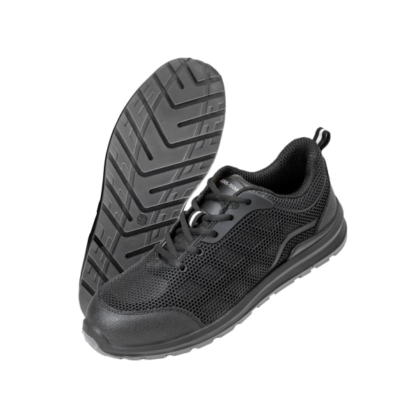WORK-GUARD by Result Unisex Adult Safety Trainers 4 UK Black Black 4 UK
