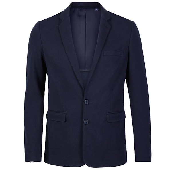 NEOBLU Herr Marcel Pique Blazer 46 Nattsvart Night Blue 46