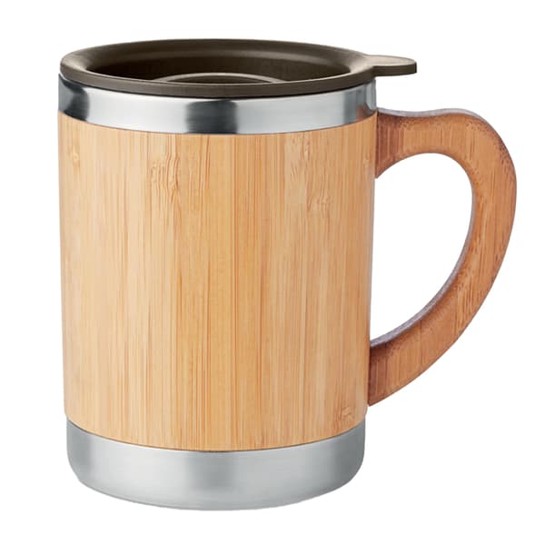 MidOcean Mokka Bambu Dubbelväggig 300ml Mugg One Size Trä Wood One Size