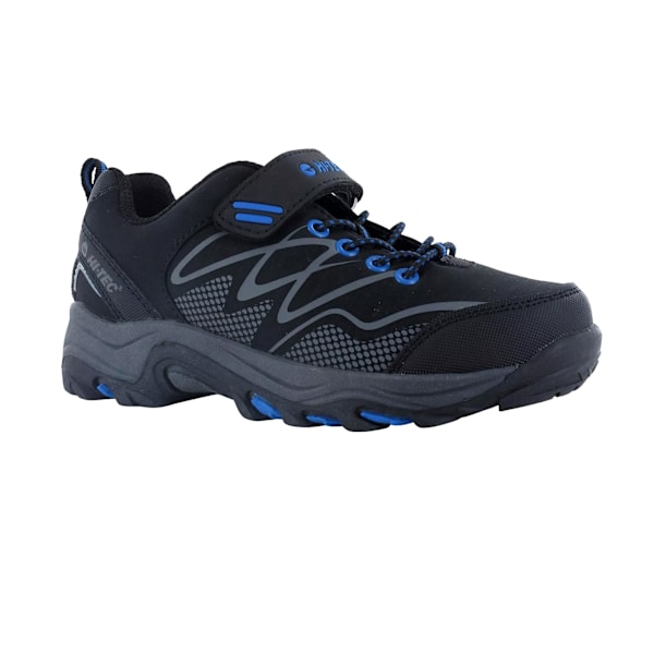 Hi-Tec Boys Blackout Low Cut Walking Shoes 10 UK Child Black/Bl Black/Blue 10 UK Child