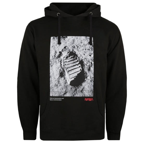 NASA One Step hoodie för män L Svart Black L