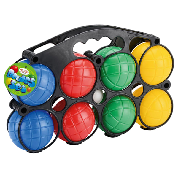 Toyrific Plast Boules Set (Förpackning med 8) En Storlek Svart/Flerfärgad Black/Multicoloured One Size