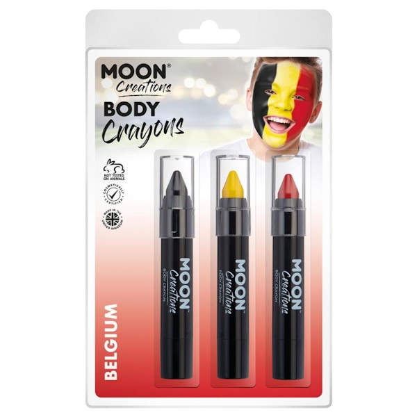 Moon Creations Logo Kroppskritor One Size Svart/Gul/Röd Black/Yellow/Red One Size