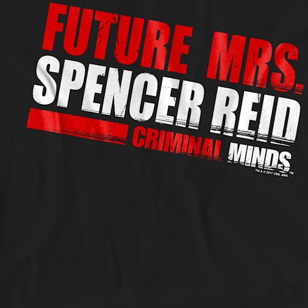 Criminal Minds Unisex Vuxen Framtida Brud T-Shirt XL Svart Black XL