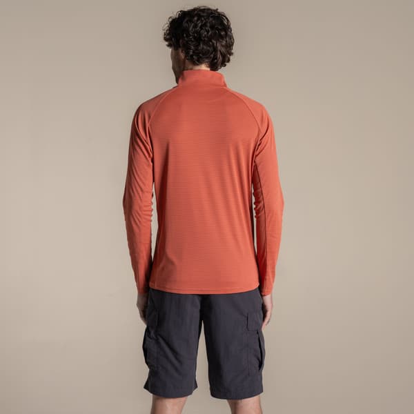 Craghoppers Herr Nosilife Half Zip Pullover M Dark Sahara Dark Sahara M