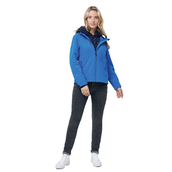 Iqoniq Dam/Dam Makalu Återvunnen Polyester Softshelljacka Royal Blue M