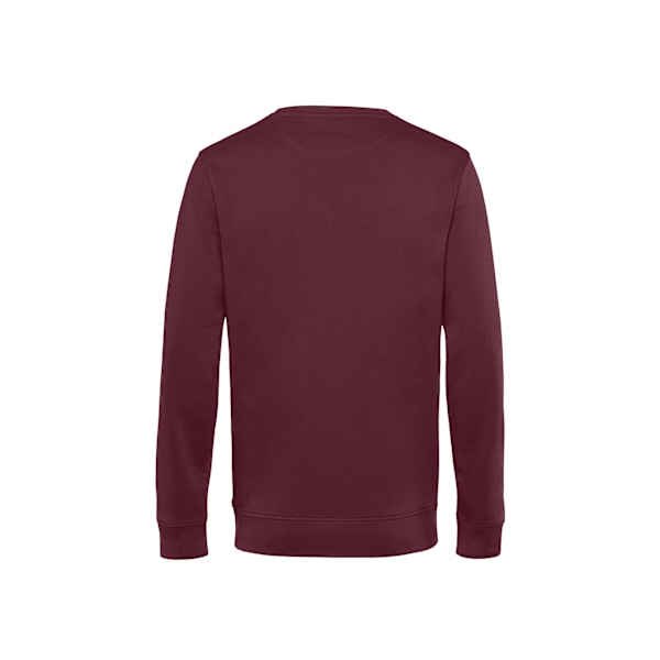 B&C Herr Organic Crew Neck Sweat 3XL Bourgogne Burgundy 3XL
