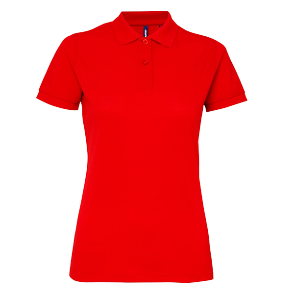 Asquith & Fox Dam/Dam Short Sleeve Performance Blend Polo Red M
