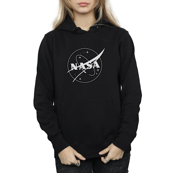 NASA Dam/Kvinnor Insignia Logo Hoodie S Svart Black S