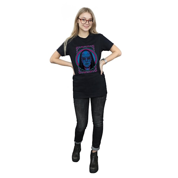 Harry Potter Dam/Kvinnor Neon Dödsätare Mask Bomull Pojkvän Black S