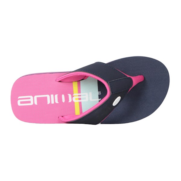 Animal Barn/Barn Swish Kontrast Återvunnet Flip Flops 11 UK Space Pink 11 UK Child