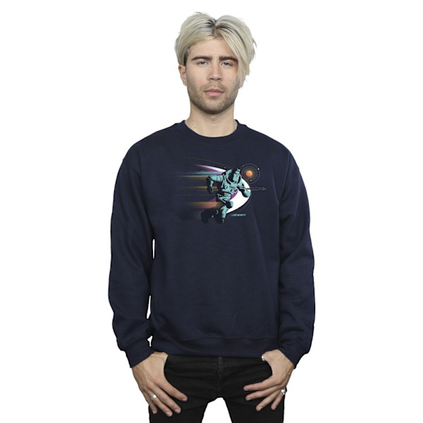 Disney Lightyear Running Buzz Sweatshirt M Marinblå Navy Blue M