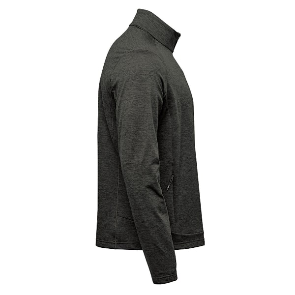 Stormtech Treeline Performance Track Jacket för män L Svartmelerad Black Heather L
