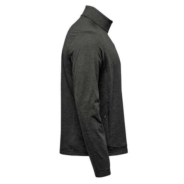 Stormtech Treeline Performance Track Jacket för män S Svartmelerad Black Heather S