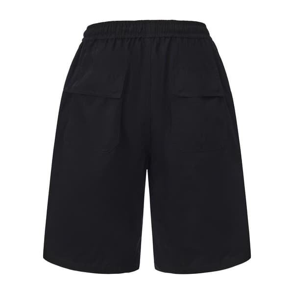 Pretty Green Fritidsshorts i bomull för män M Svart Black M