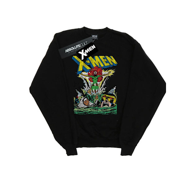 Marvel Mens X-Men Enter The Phoenix Sweatshirt S Svart Black S