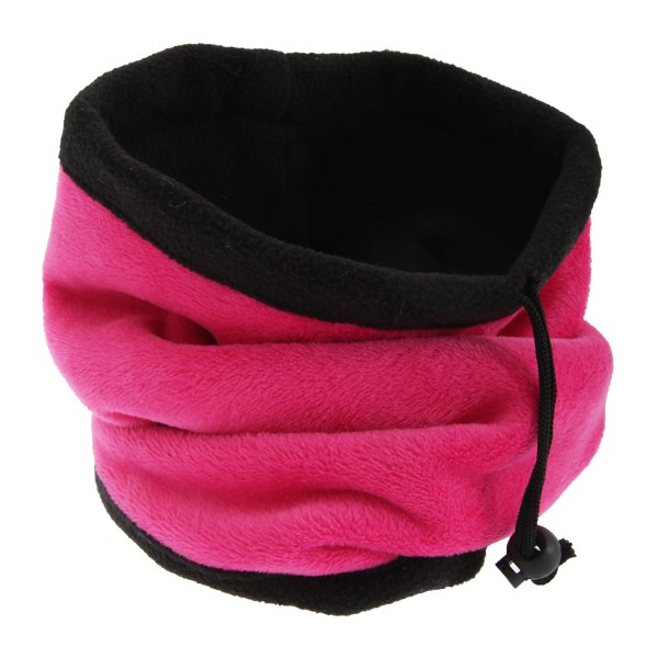FLOSO Dam/Dam Multipurpose Fleece Neckwarmer Snood / Hatt Pink One Size