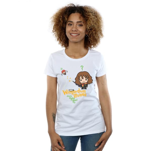 Harry Potter Dam/Dam Hermione Granger Wingardium Leviosa White M