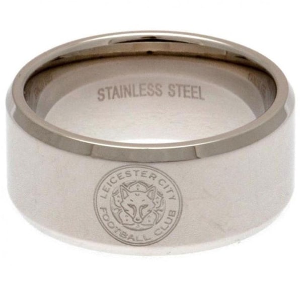 Leicester City FC Band Ring Liten Silver Silver Small