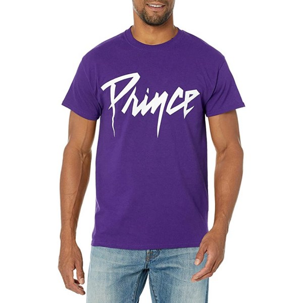 Prince Unisex T-shirt med logotyp för vuxna XXL Lila Purple XXL