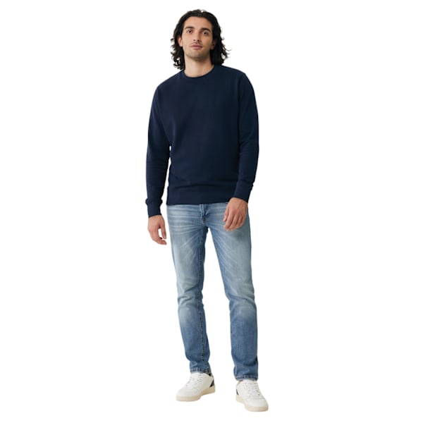 Iqoniq Unisex Vuxen Etosha Återvunnen Bomull Lättvikts Sweatshirt Navy XXL