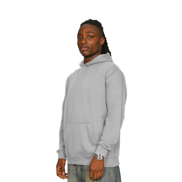 Casual Classics Unisex Vuxen Premium Kammad Bomull Oversized Huvtröja Lunar Grey XS