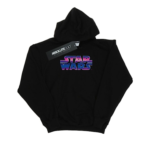 Star Wars Dam/Kvinnor Neon Logo Hoodie S Svart Black S