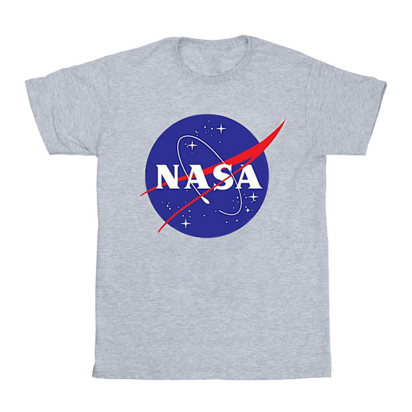 NASA Girls Insignia Logo T-Shirt 5-6 år Sports Grey Sports Grey 5-6 Years