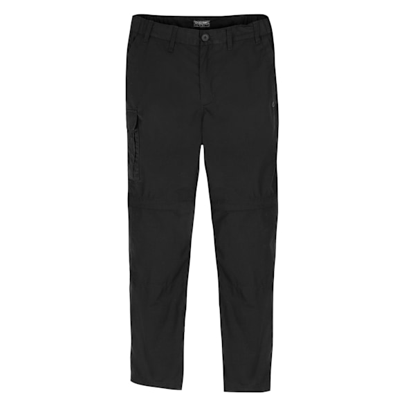 Craghoppers Mens Expert Kiwi Konvertibla Skräddarsydda Cargobyxor Black 32S