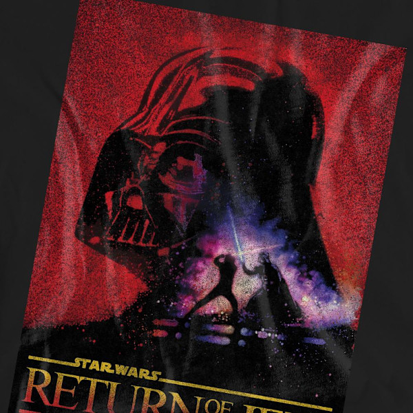 Star Wars Unisex Vuxen Return Of The Jedi Block T-Shirt M Svart Black M