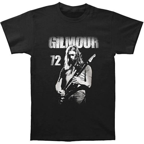 David Gilmour Unisex Vuxen 72 Bomull T-shirt L Svart Black L