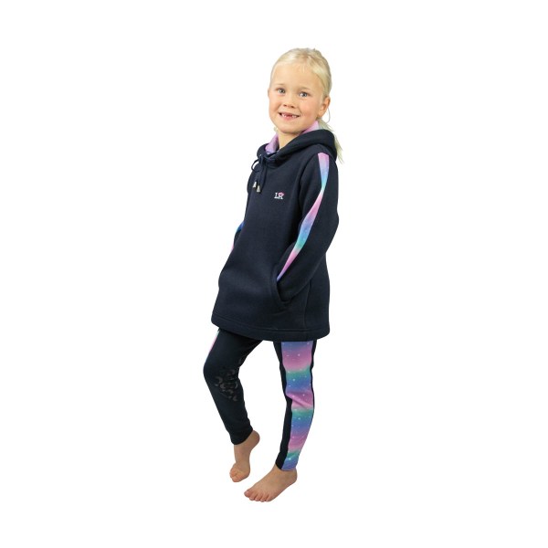 Little Rider Girls Dazzling Night Hoodie 11-12 år Marinblå Navy 11-12 Years