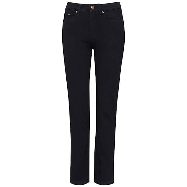 AWDis So Denim Dam/Kvinnor Katy Raka Jeans 6/R Svart Black 6/R