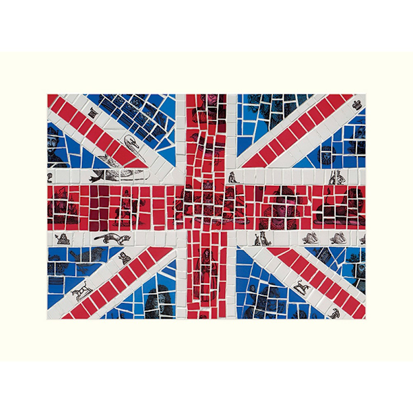 Philip Sheffield History In The Making Print 30cm x 40cm Röd/Vit Red/White/Blue 30cm x 40cm