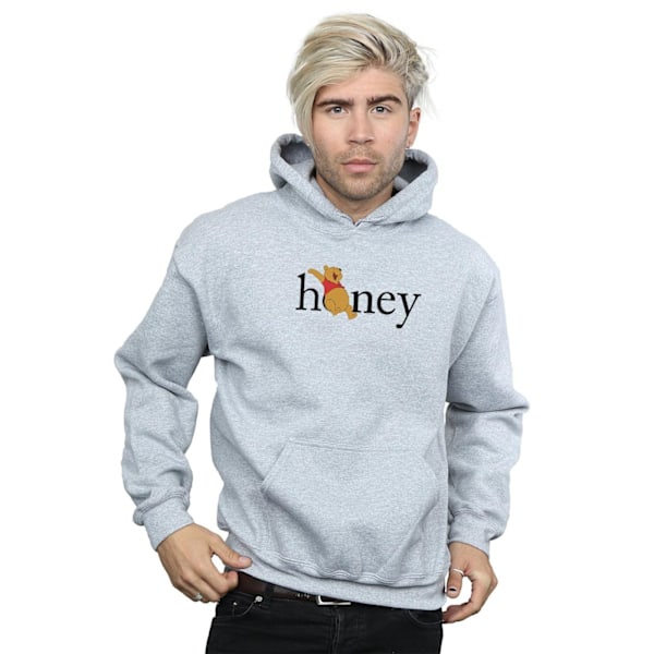 Disney Winnie The Pooh Honey Hoodie XL Sports Grey för män Sports Grey XL