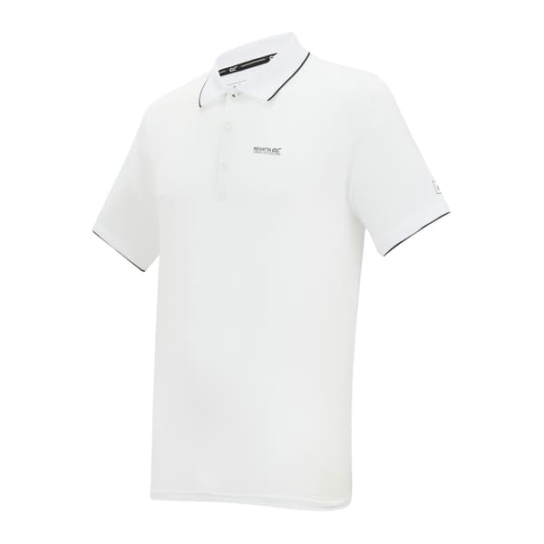 Regatta Herr Remex II Jersey Pikétröja L Vit Enfärgad White Solid L