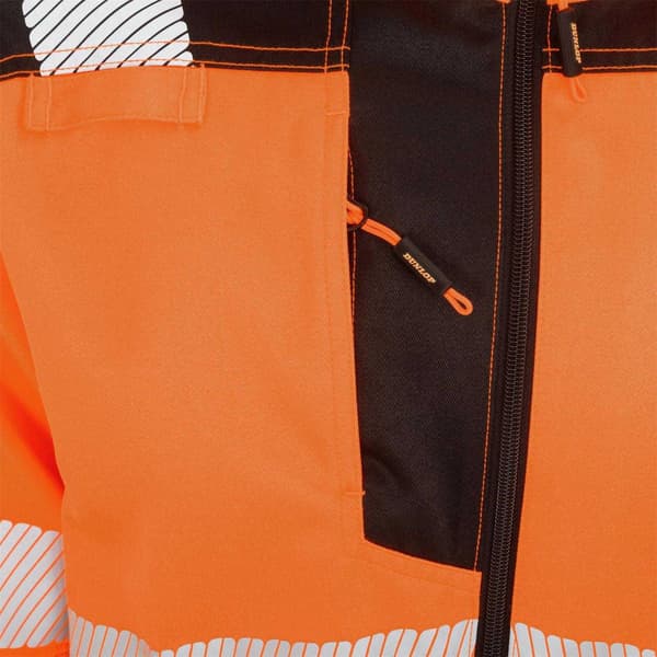 Dunlop Herr Polyesterblandning High-Vis Säkerhetsarbetsjacka M Orange Orange M