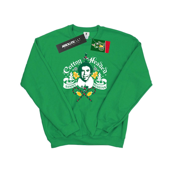 Elf Herr Headed Ninny Muggins Sweatshirt XL Irländsk Grön Irish Green XL